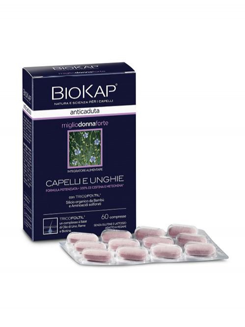 BioKap Anticaduta Miglio Donna Integratore con TRICOFOLTIL