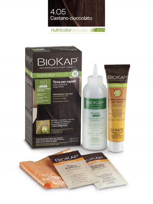 BioKap Nutricolor Delicato Rapid  Tinta 4.05 Castano cioccolato