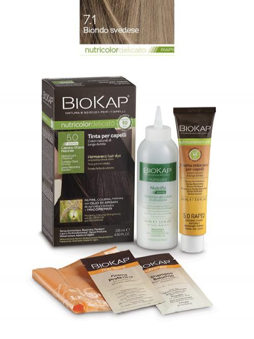 BioKap Nutricolor Delicato Rapid  Tinta 7.1 Biondo svedese