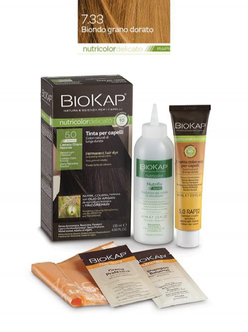 BioKap Nutricolor Delicato Rapid  Tinta 7.33 Biondo grano dorato