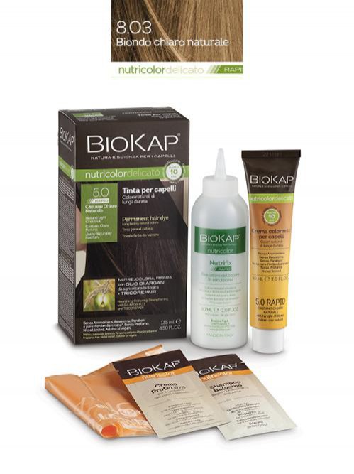 BioKap Nutricolor Delicato Rapid  Tinta 8.03 Biondo chiaro naturale