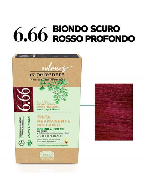 CAPELVENERE COLOURS 6.66 Biondo Scuro Rosso Profondo