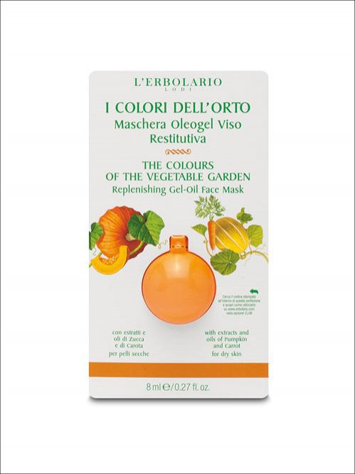 I Colori dell'Orto - Arancione - Maschera Oleogel Viso Restitutiva 8 ml